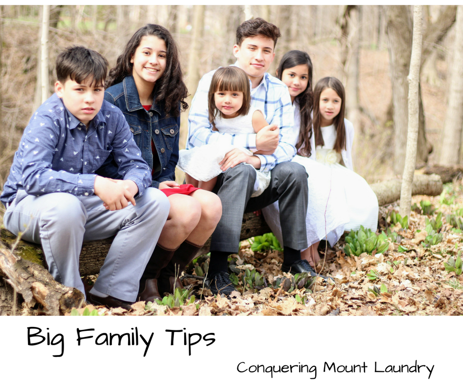 Big Family Tips – Conquering Mount Laundry